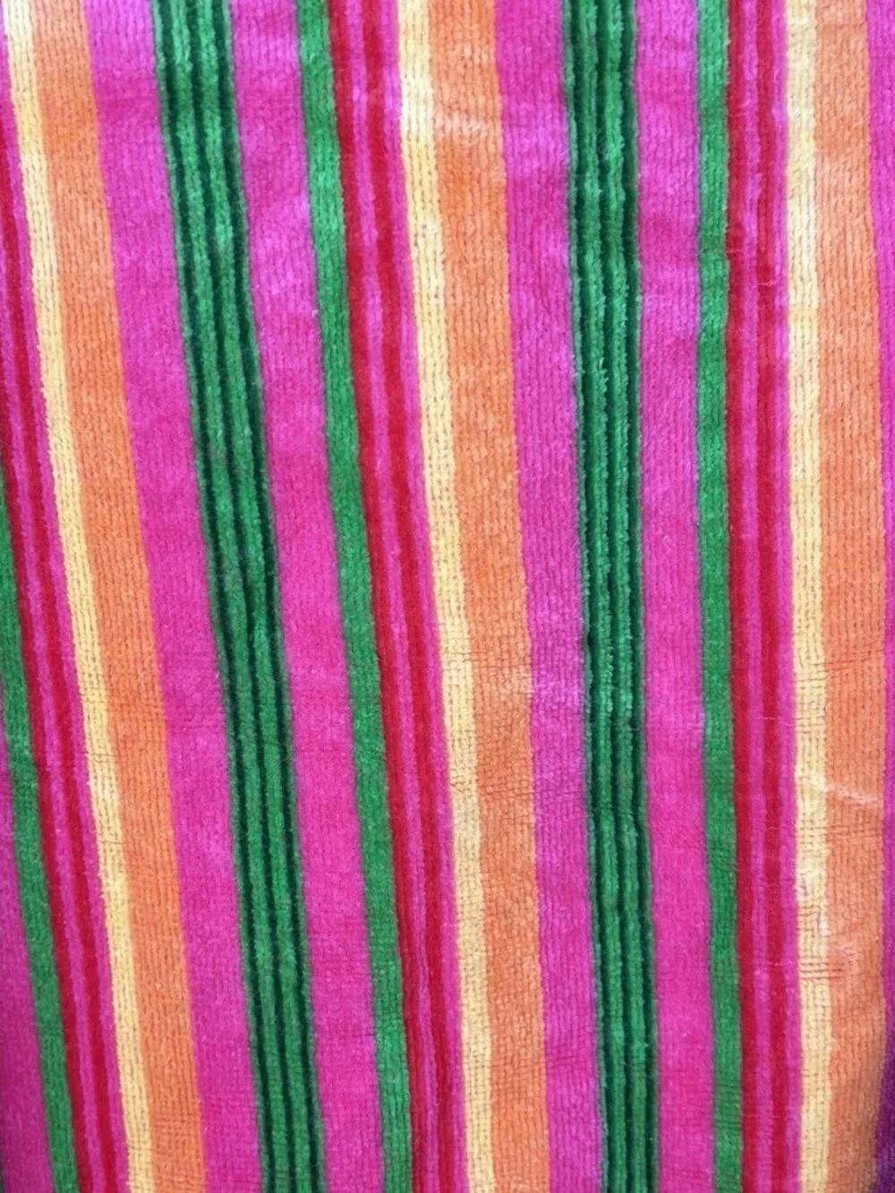 Vintage Terrisol Colorful Floral 60” By 31” Beach Towel 100%‎ Cotton Tahiti